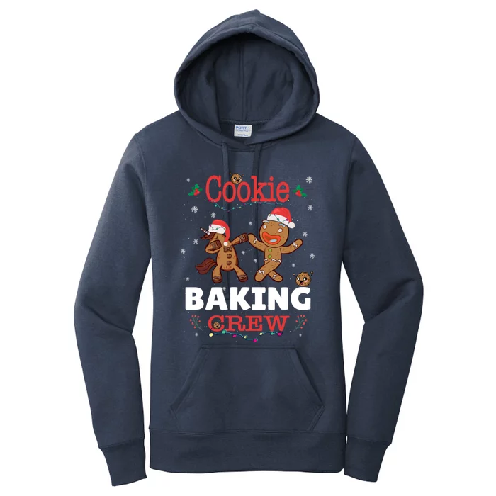 Funny Christmas Chocolate Gingerbread Cookie Baking Crew Gift Women's Pullover Hoodie