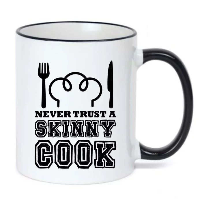 Funny Chef Culinary Cooking Chef Hat Hobby Skinny Cook Gift Black Color Changing Mug