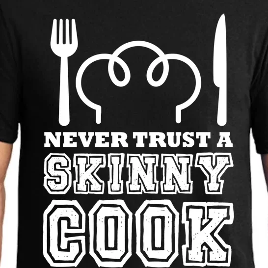 Funny Chef Culinary Cooking Chef Hat Hobby Skinny Cook Gift Pajama Set