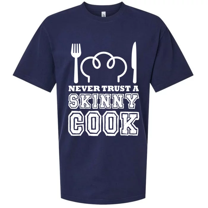 Funny Chef Culinary Cooking Chef Hat Hobby Skinny Cook Gift Sueded Cloud Jersey T-Shirt