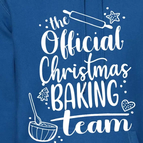 Family Christmas Cookie Baking Team Crew Gift Premium Hoodie