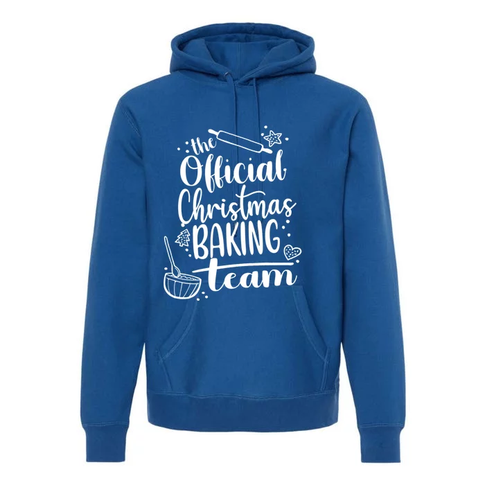 Family Christmas Cookie Baking Team Crew Gift Premium Hoodie