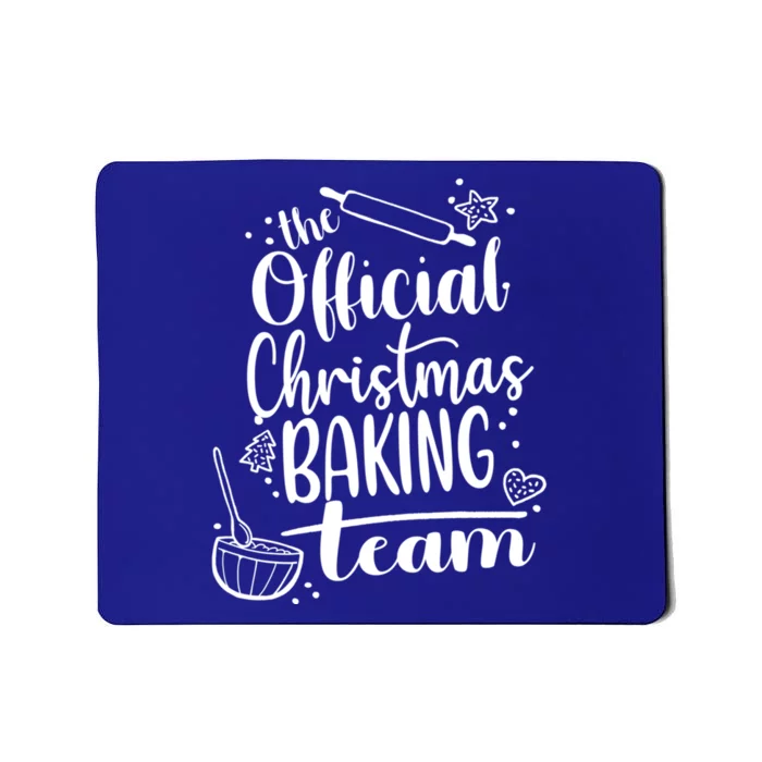 Family Christmas Cookie Baking Team Crew Gift Mousepad