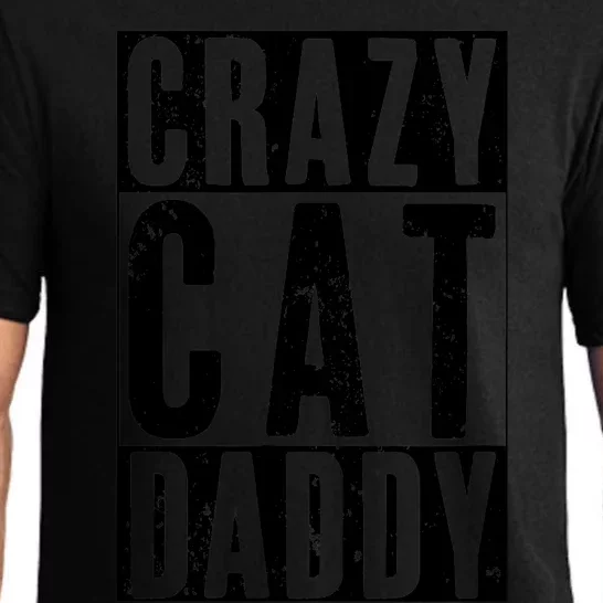 Funny Crazy Cat Daddy Gift, Proud Cat Lover Graphic Pajama Set