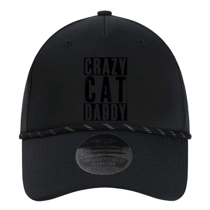 Funny Crazy Cat Daddy Gift, Proud Cat Lover Graphic Performance The Dyno Cap