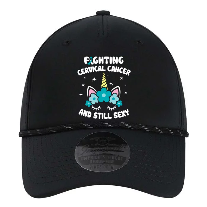 Fighting Cervical Cancer Still Sexy Cervical Cancer Warrior Cute Gift Performance The Dyno Cap