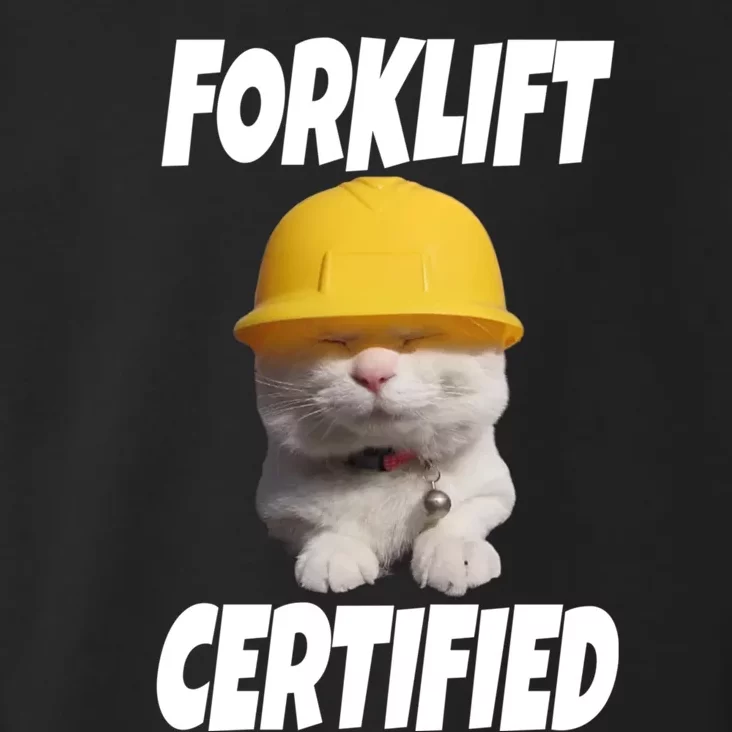 Forklift Certified Cat Toddler Hoodie