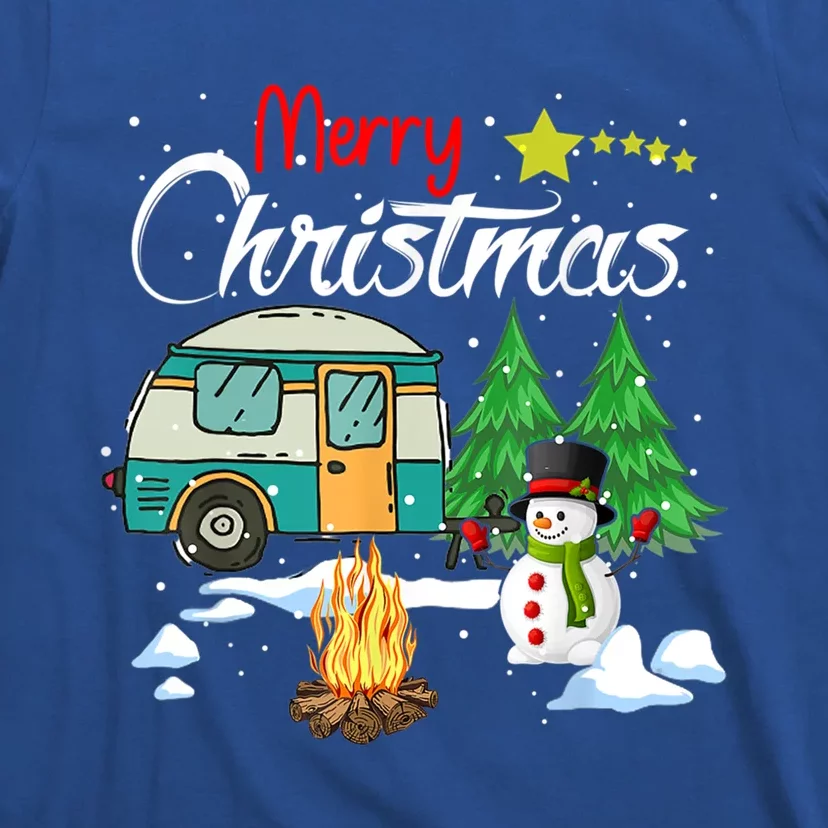 Funny Camper Christmas Merry Christmas Funny Christmas Great Gift T-Shirt