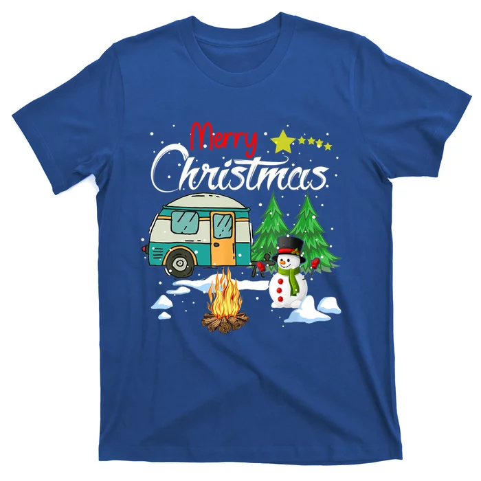 Funny Camper Christmas Merry Christmas Funny Christmas Great Gift T-Shirt