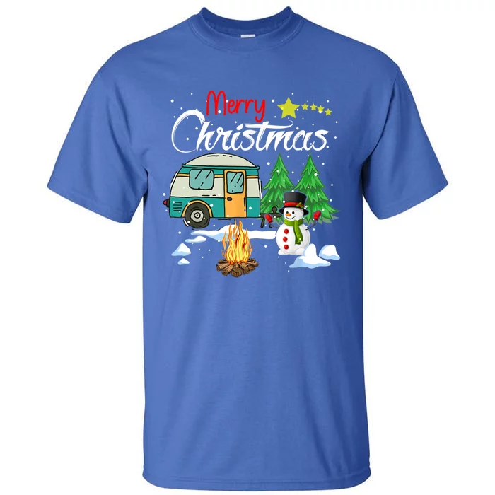 Funny Camper Christmas Merry Christmas Funny Christmas Great Gift Tall T-Shirt