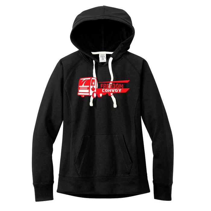 Freedom Convoy Canadian Truck Women's Fleece Hoodie