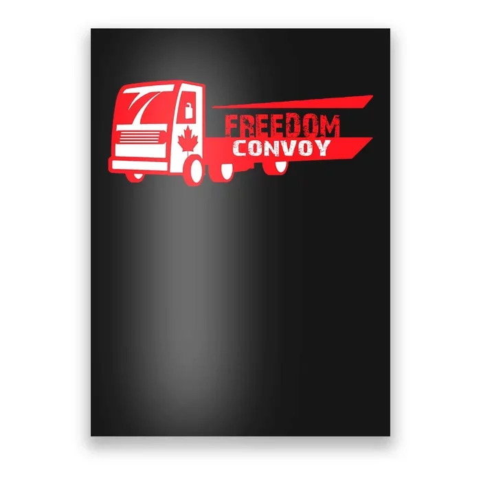 Freedom Convoy Canadian Truck Poster