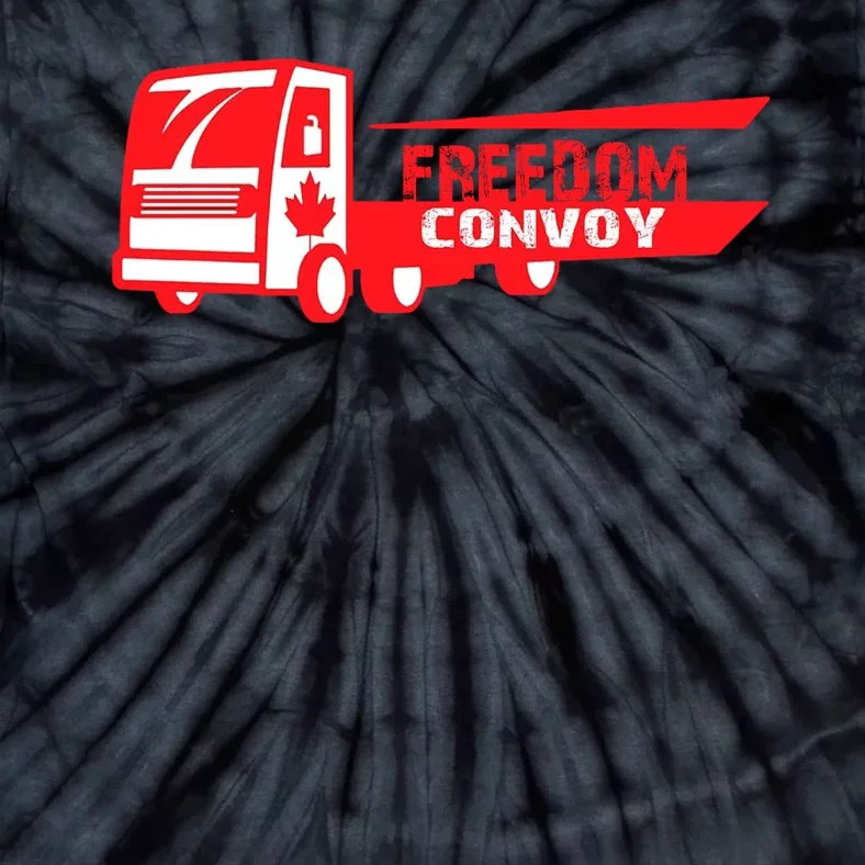 Freedom Convoy Canadian Truck Tie-Dye T-Shirt