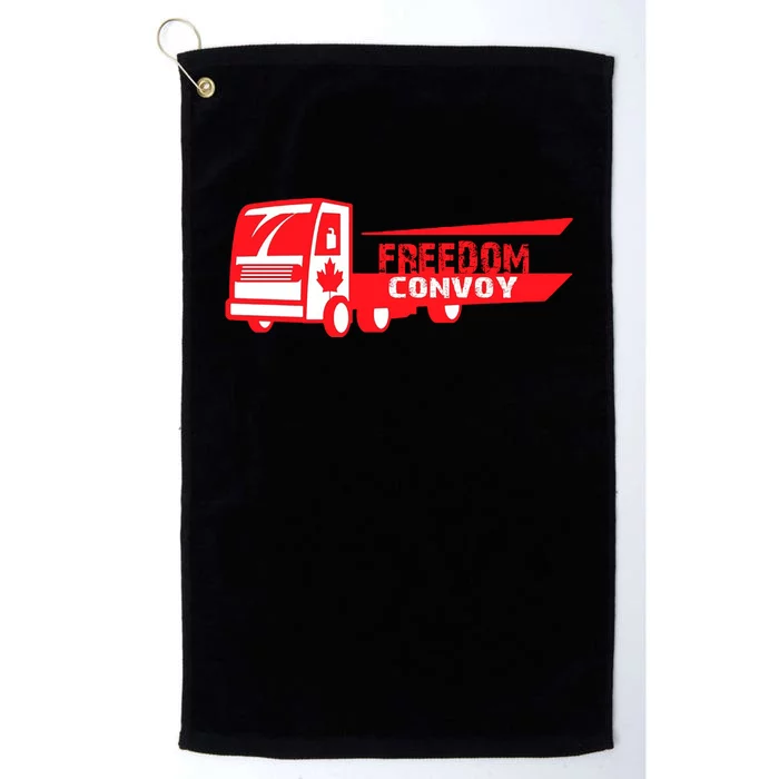 Freedom Convoy Canadian Truck Platinum Collection Golf Towel