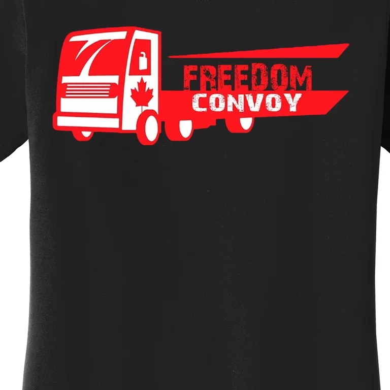 Freedom Convoy Canadian Truck Women's T-Shirt