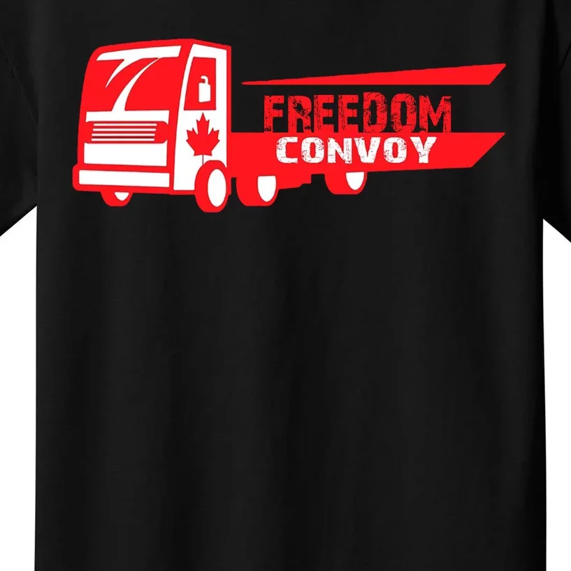 Freedom Convoy Canadian Truck Kids T-Shirt