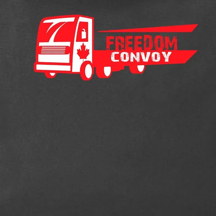 Freedom Convoy Canadian Truck Zip Tote Bag