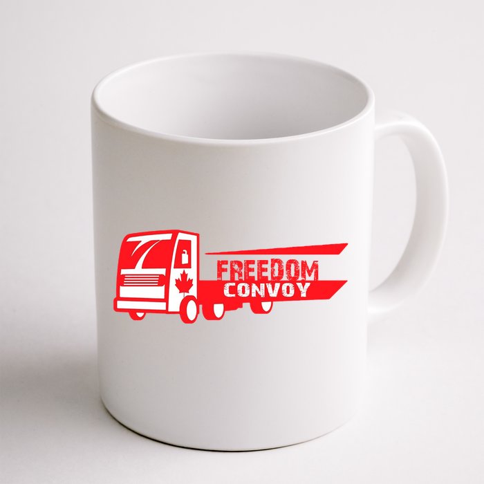 Freedom Convoy Canadian Truck Front & Back Coffee Mug