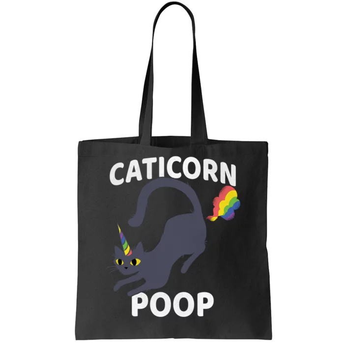 Funny Cute Caticorn Poop Unicorn Cat Lover Girls Gift Tote Bag