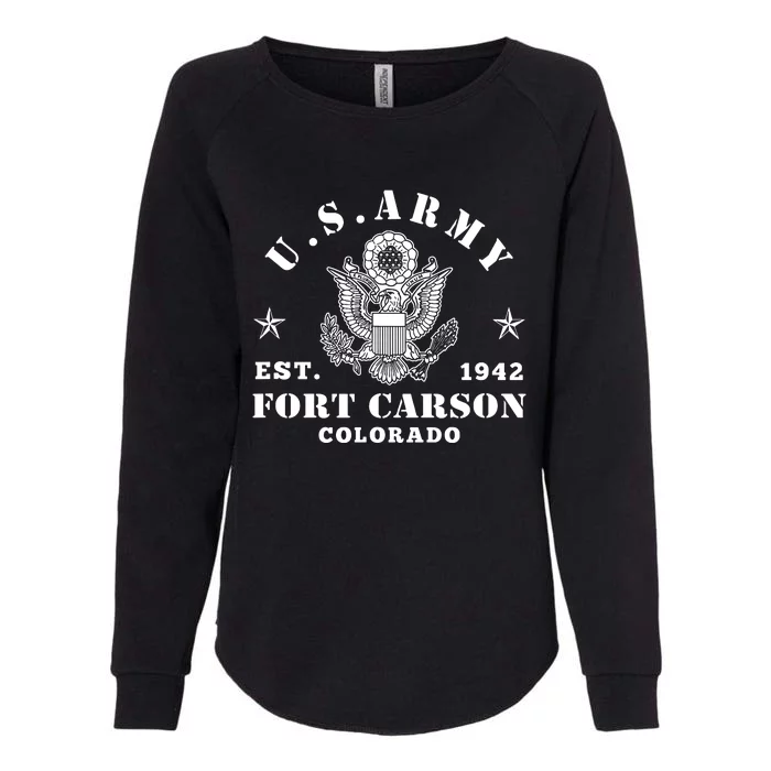 Fort Carson Colorado Womens California Wash Sweatshirt