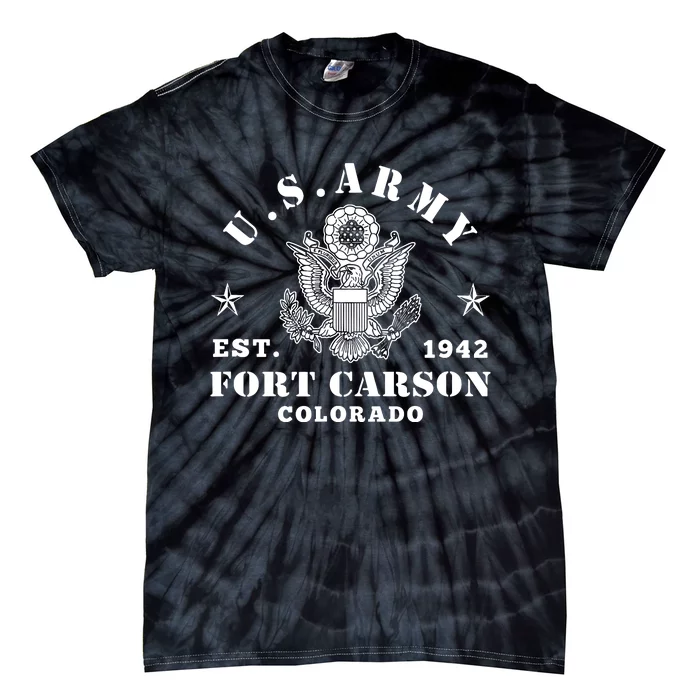 Fort Carson Colorado Tie-Dye T-Shirt