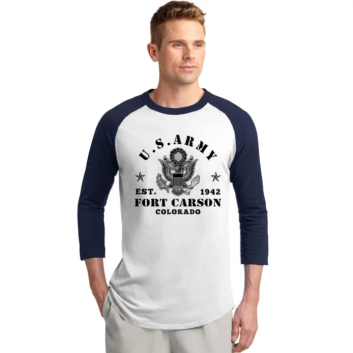 Fort Carson Colorado Baseball Sleeve Shirt