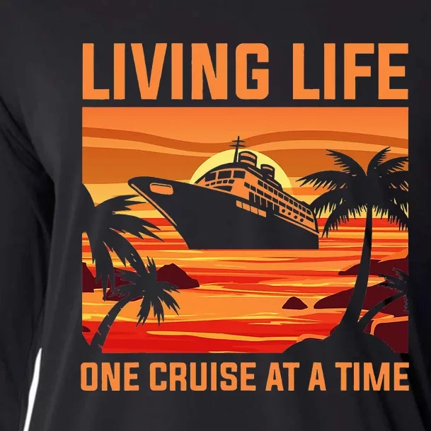 Funny Cruising Designs  Cruise Ship Cruising Lovers Cooling Performance Long Sleeve Crew