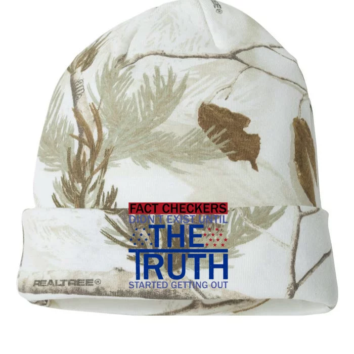 Fact Checkers Didn’T Exist Until The Truth Started Getting Out Kati - 12in Camo Beanie