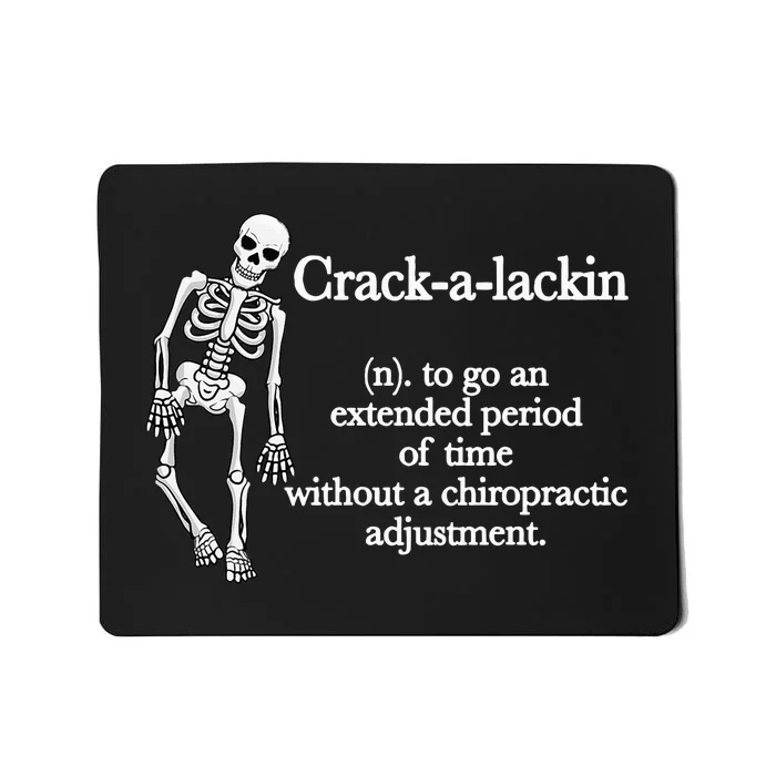 Funny Chiropractor Definition Chiropractic Mousepad