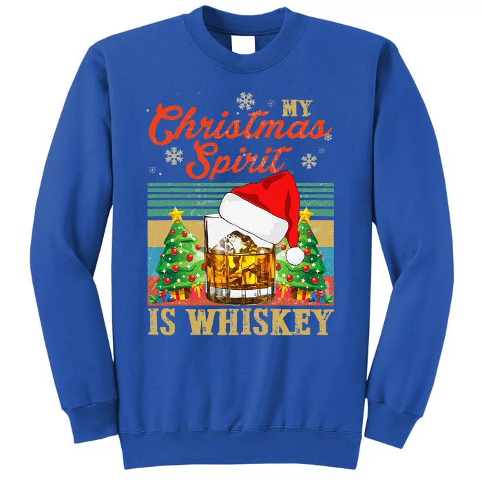 Funny Christmas Drinking Whiskey Liquor Drinker Saying Sweatshirt