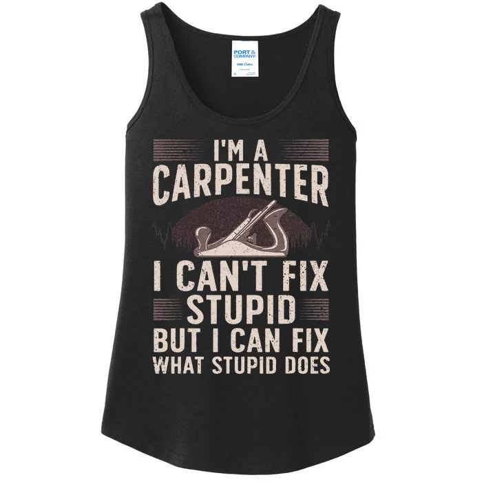 Funny Carpentry Design For Carpenter Woodworking Ladies Essential Tank