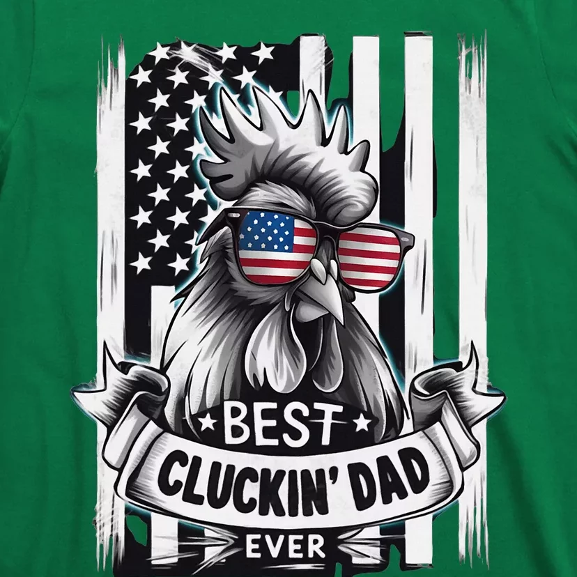 Farmer Chicken Dad Rooster Daddy T-Shirt