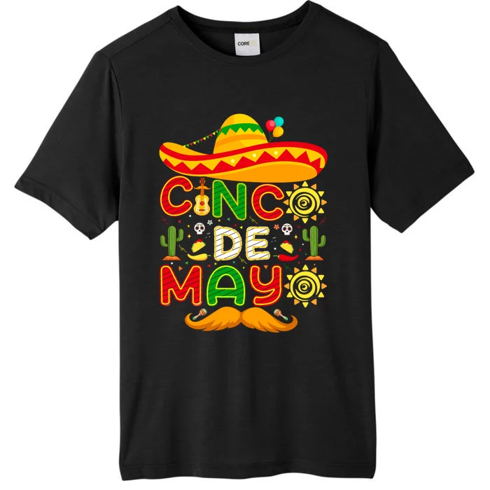 Festive Cinco De Mayo Celebration Graphic ChromaSoft Performance T-Shirt