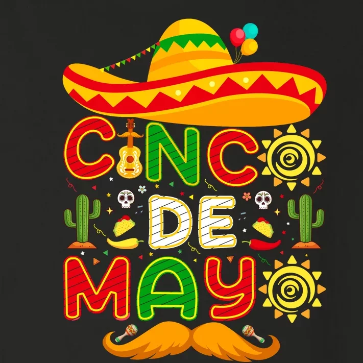 Festive Cinco De Mayo Celebration Graphic Toddler Long Sleeve Shirt