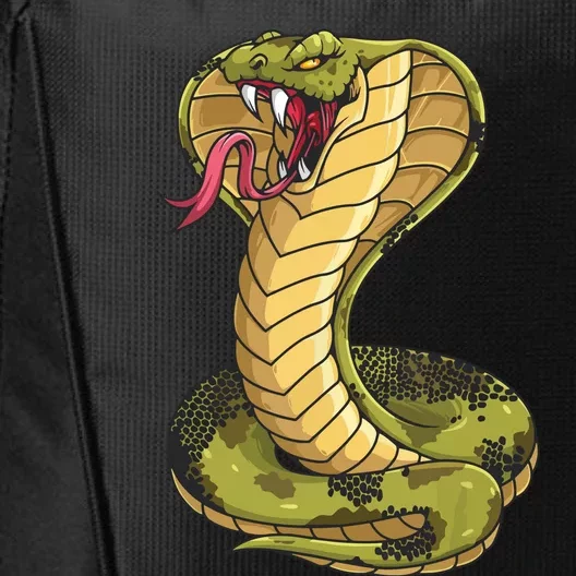 Funny Cobra Design For Men Women King Snake Cobra Lover City Backpack