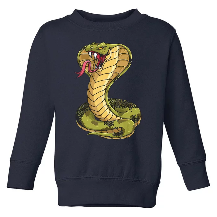 Funny Cobra Design For Men Women King Snake Cobra Lover Toddler Sweatshirt