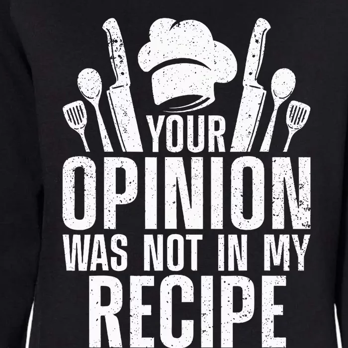 Funny Chef Design For Cooking Lover Culinary Cook Womens California Wash Sweatshirt