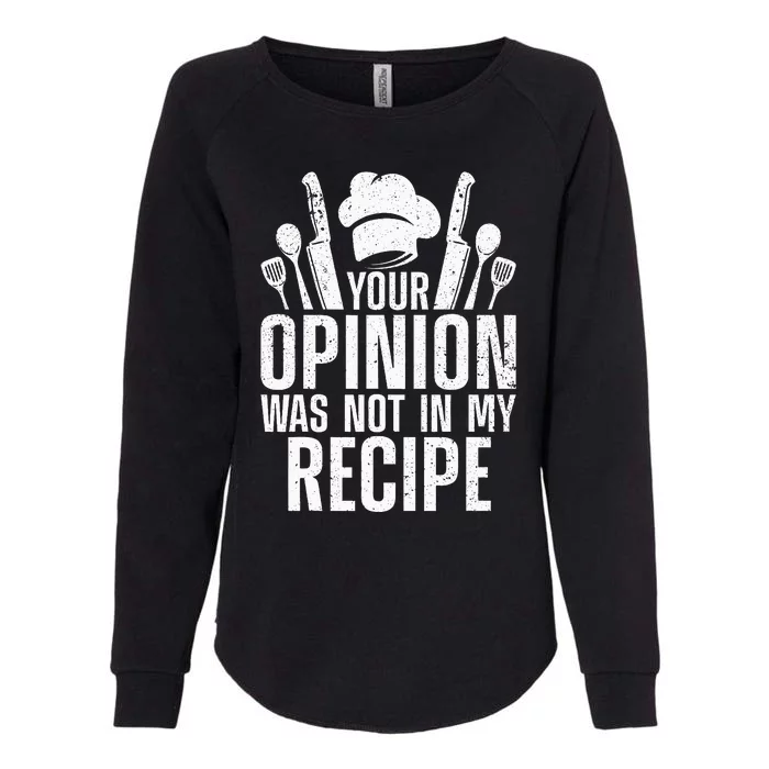 Funny Chef Design For Cooking Lover Culinary Cook Womens California Wash Sweatshirt