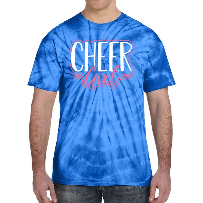 Funny Cheerleading Daughter Cheer Mom Gift Tie-Dye T-Shirt