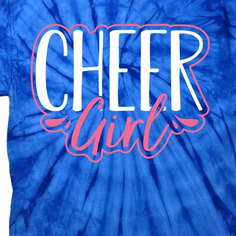 Funny Cheerleading Daughter Cheer Mom Gift Tie-Dye T-Shirt