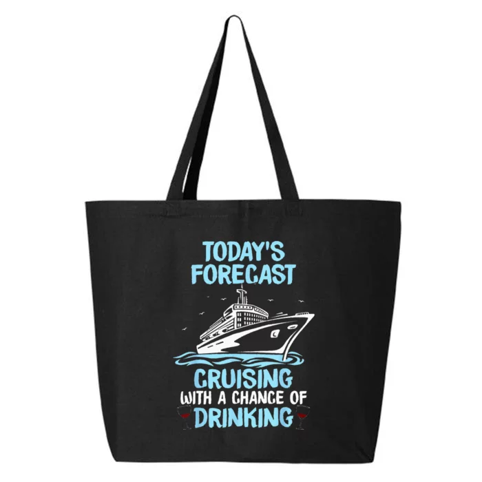 Funny Cruise Design For  Cruising Boat Trip Lovers 25L Jumbo Tote