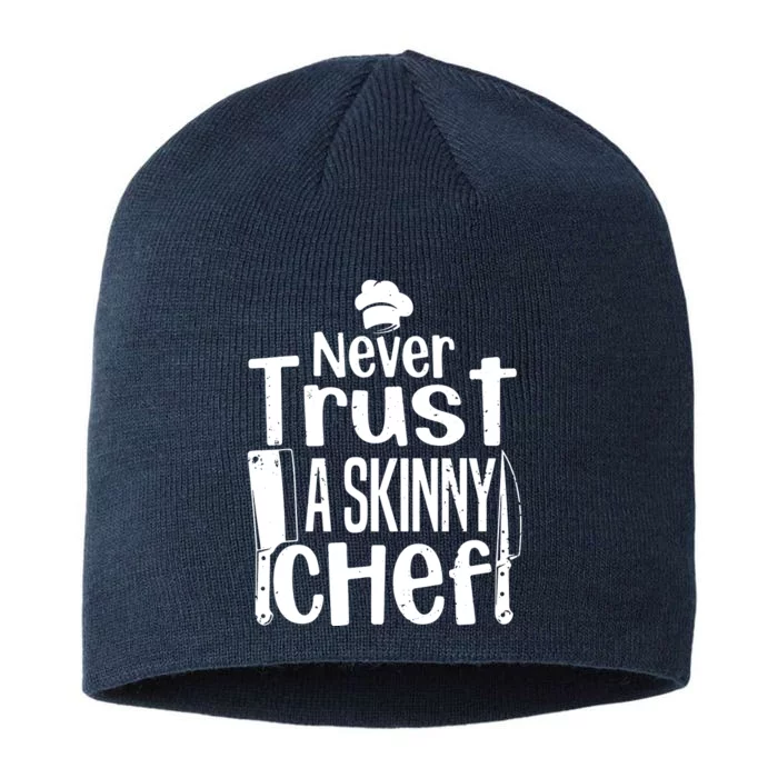 Funny Chef Design For Men Women Culinary Chef Cook Cooking 8 1/2in Sustainable Knit Beanie