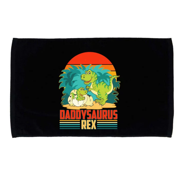 Funny Cute Daddysaurus Rex Microfiber Hand Towel