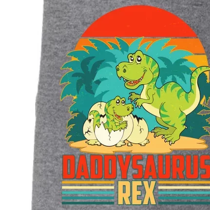 Funny Cute Daddysaurus Rex Doggie 3-End Fleece Hoodie