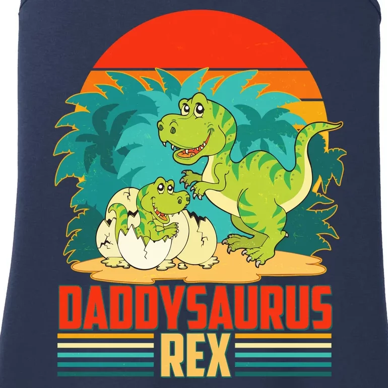 Funny Cute Daddysaurus Rex Ladies Essential Tank