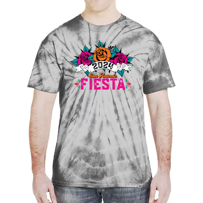 Funny Cinco De Mayo Fiesta San Antonio 2024 LetS Fiesta Tie-Dye T-Shirt