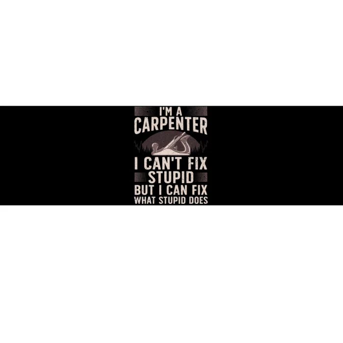 Funny Carpentry Design For Carpenter Woodworking Bumper Sticker