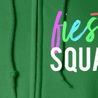 Funny Cinco De Mayo Fiesta Squad Design For Parties Full Zip Hoodie