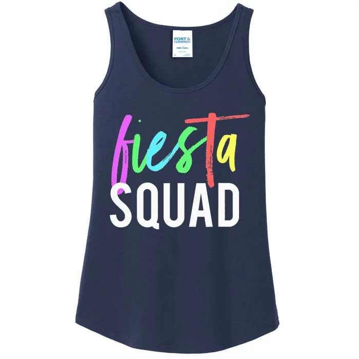 Funny Cinco De Mayo Fiesta Squad Design For Parties Ladies Essential Tank