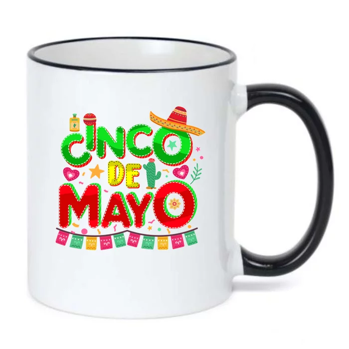 Festive Cinco De Mayo Black Color Changing Mug